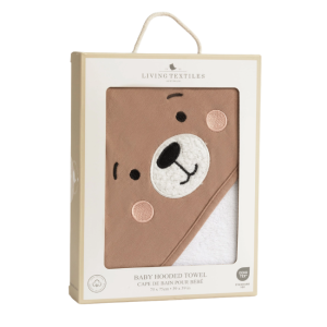 Living Textiles - Hooded Towel: Cuddly Bear