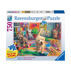Ravensburger - Large Format 750 Piece Puzzle: Cute Crafters