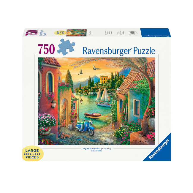 ravensburger 750 piece puzzle european villa views