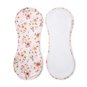 Snuggle Hunny - Organic Cotton Burp Cloth: Birds + Blooms