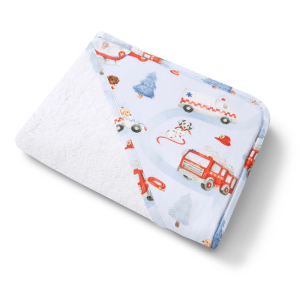 Snuggle Hunny - Organic Hooded Bath Towel: To the Rescue
