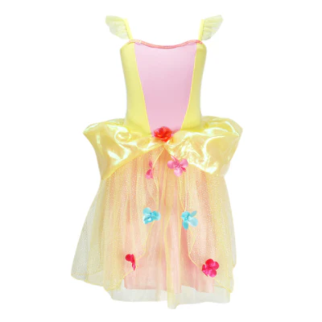 Pink Poppy - Dress Up Yellow Flower Fairy