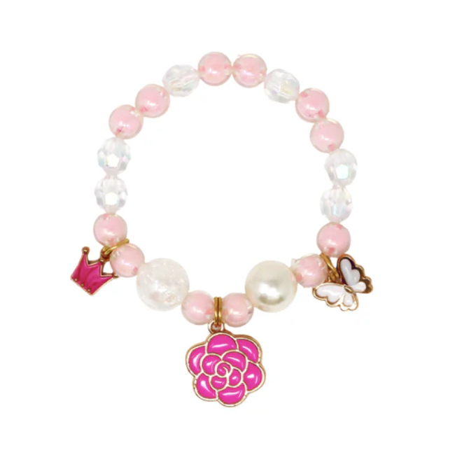 Pink Poppy – Charm Bracelet_ Fairy Blossom