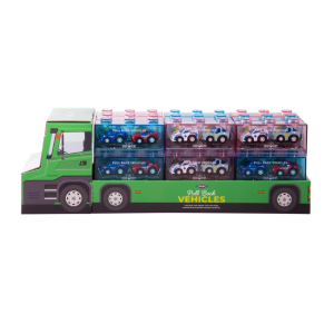 isGift - Discovery Zone: Pull Back Mini Container Vehicles 2 Pack