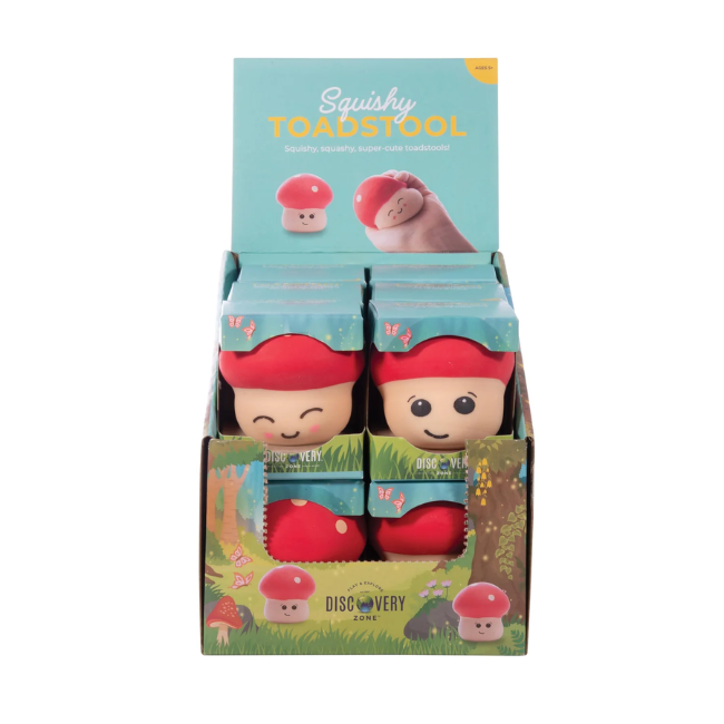 isgift discovery zone squishy toadstool