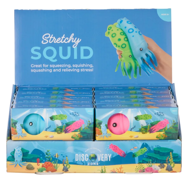 isgift discovery zone stretchy squid