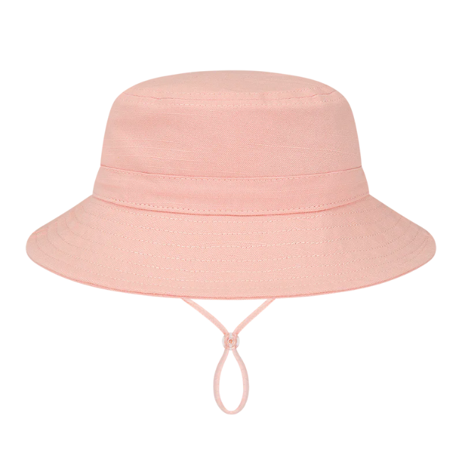 kooringal daly mini bucket hat dusty pink