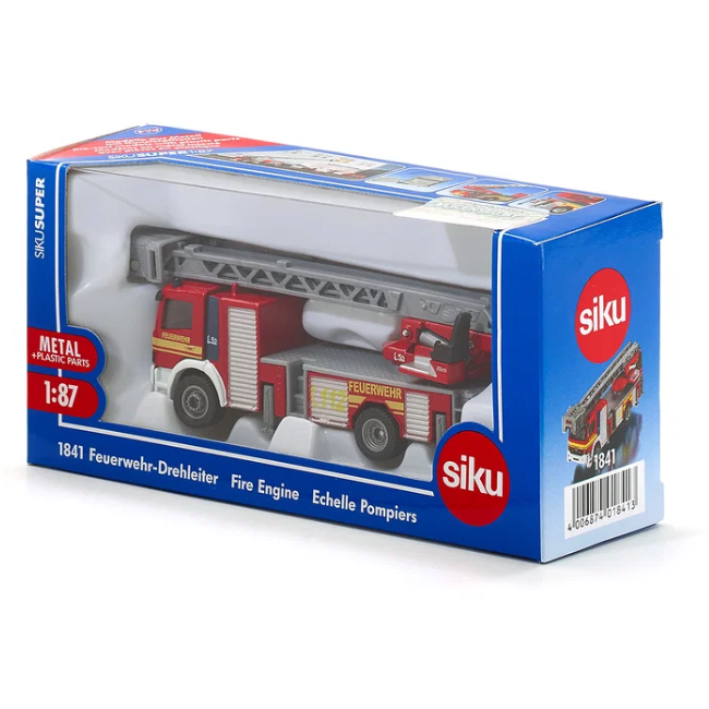 siku 1_87 scale Mercedes-Benz fire engine turntable ladder 1841