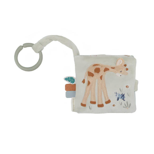 Little Dutch - Safari Friends_ Soft Stroller Booklet Little Dutch - Safari Friends_ Soft Stroller Booklet
