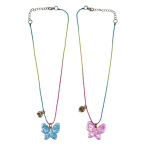 Pink Poppy - BFF Necklace Set: Twinkle Butterfly