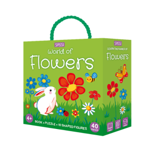 Sassi - 3D Puzzle and Book Set: World of Flowers