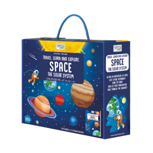 Sassi - Travel, Learn and Explore Puzzle + Book Set: Space