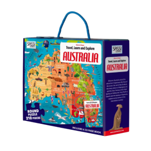 Sassi - Travel, Learn and Explore Puzzle + Book Set: Australia