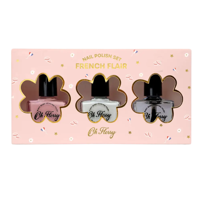 Oh Flossy French Flair Nail Polish Set