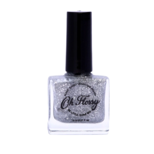 Oh Flossy - Individual Nail Polish: Authentic (Silver Glitter)