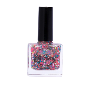 Oh Flossy - Individual Nail Polish: Courageous (Coloured Confetti Glitter)