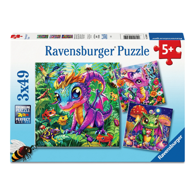 Ravensburger - Baby Garden Dragons 3x49 pieces