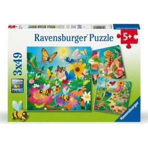 Ravensburger - 3x49 Piece Puzzle: Bugs Bugs Bugs