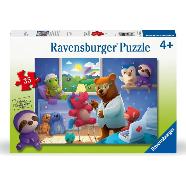 Ravensburger - Stuffed Animal Hoapital Puzzle 35 P