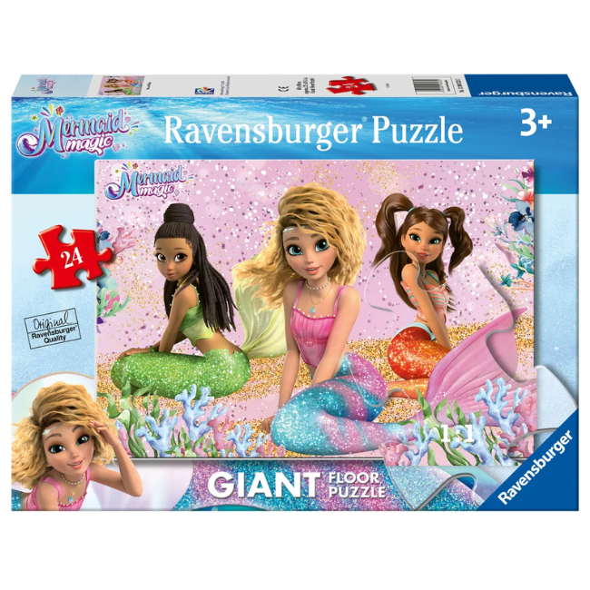 Ravensburger – 24 Piece Giant Floor Puzzle_ Mermaid Magic