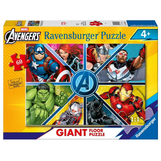 Ravensburger – 60 Piece giant floor Puzzle_ avengers Ravensburger – 60 Piece giant floor Puzzle_ avengers