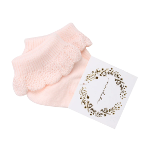 Bebe - Drop Needle Socks: Pale Pink
