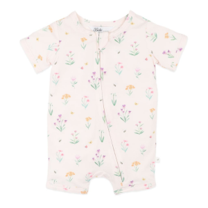 Bebe White Label - Eliza: Short Sleeve EcoCosy™ Zipsuit