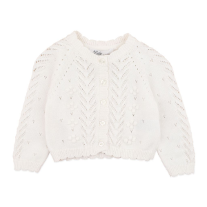 Bebe - Willa: Organic Cloud Pointelle Cardigan