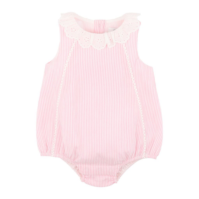 bebe WILLA STRIPE LACE COLLAR BODYSUIT
