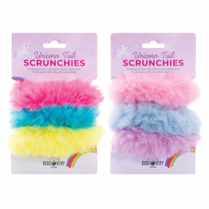 isGift - Discovery Zone: Unicorn Tail Scrunchies 3 Pack