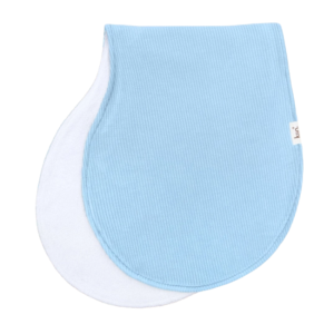 kiin - Burp Cloth: Pastel Sky Rib