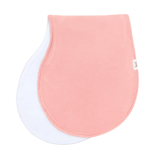 kiin - Burp Cloth: Peony Rib