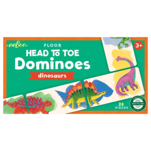 eeBoo - Floor Head to Toe Dominoes: Dinosaur