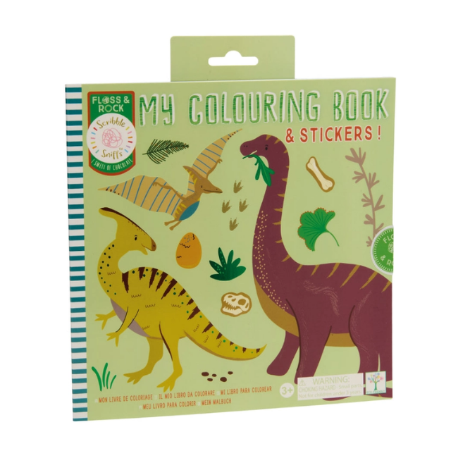 Floss & Rock My Colouring Book - dinosaur
