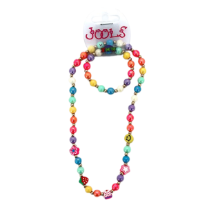 Jools - Bracelet + Necklace Set: Bright Motifs