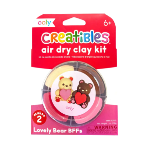 Ooly - Creatibles: Lovely Bears BFFs Air Dry Clay Kit