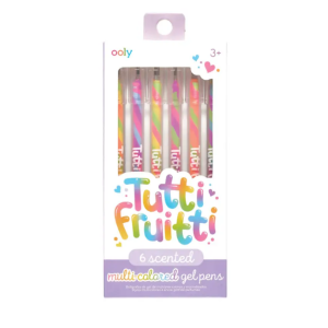 Ooly - Tutti Fruitti: 6 Scented Multi Coloured Gel Pens