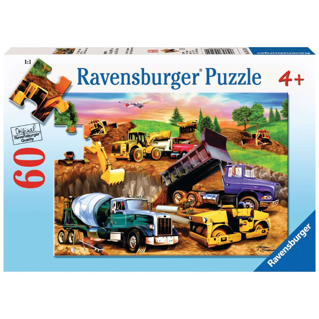 Ravensburger - Construction Crowd Puzzle 60 Pieces