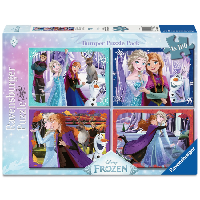 Ravensburger - Disney Frozen Family Forever Puzzle 4x100 pieces Ravensburger - Disney Frozen Family Forever Puzzle 4x100 pieces
