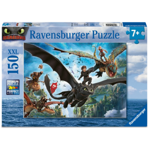 Ravensburger - 150 Piece Puzzle: Dreamworks How to Train Your Dragon Dragons + Heroes