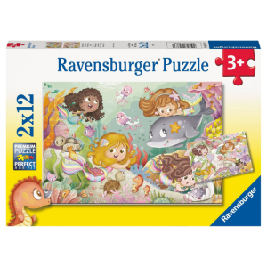 Ravensburger - 2x12 Piece Puzzle: Fairies and Mermaids