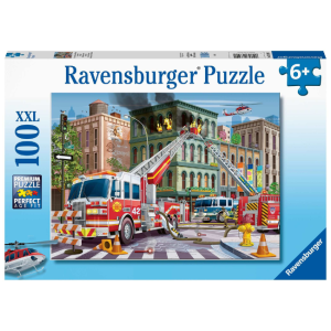 Ravensburger -  100 Piece Puzzle: Fire Truck Rescue