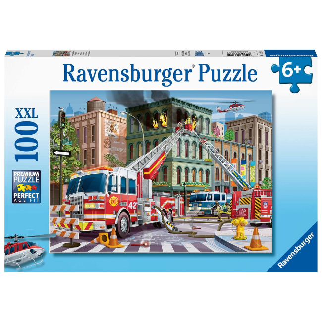 Ravensburger - Fire Truck Rescue Puzzle 100 Pieces Ravensburger - Fire Truck Rescue Puzzle 100 Pieces