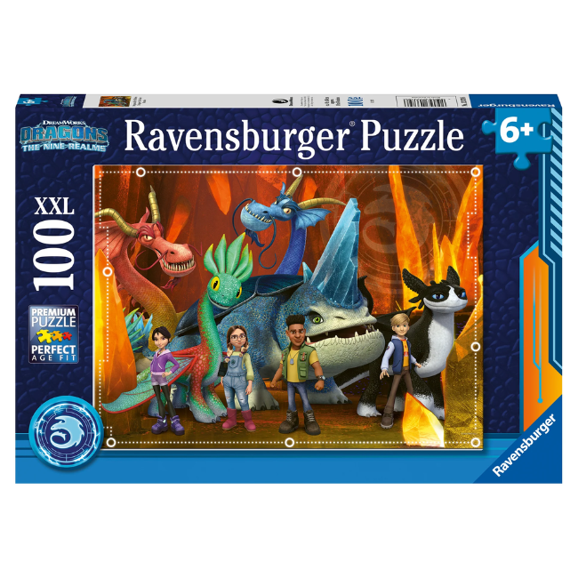 Ravensburger - How To Train Your Dragons Realms 100 Pieces Ravensburger - How To Train Your Dragons Realms 100 Pieces