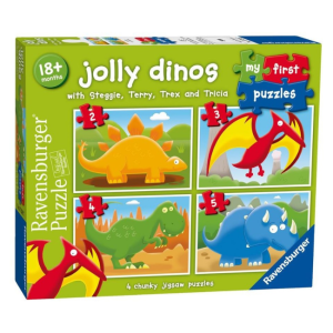 Ravensburger - My First 2, 3, 4, 5 Piece Puzzles: Jolly Dinos