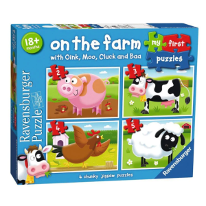 Ravensburger - My First 2, 3, 4, 5 Piece Puzzles: On the Farm