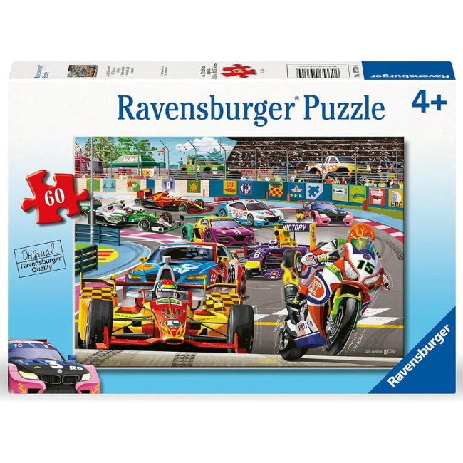 Ravensburger - Racetrack Rally Puzzle 60 Pieces
