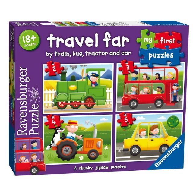 Ravensburger - Travel Far My First Puzzle 2_3_4_5 Pieces