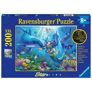 Ravensburger - 200 Piece Puzzle: Glow in the Dark Underwater Paradise