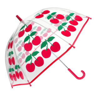 Rex London - Transparent Umbrella: Cherry